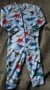 Комбинезон интерлок, 80 р-р  - фото