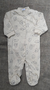 Комбинезон кулирка, 68 р-р  - фото